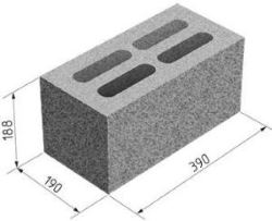 Расчёт керамзитобетонных блоков