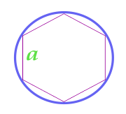 Описанного около правильного шестиугольника